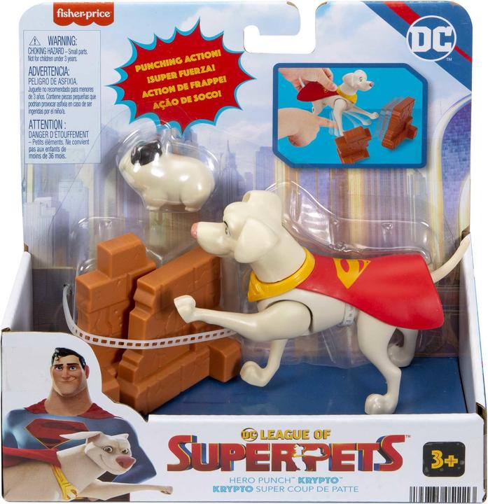Actual product image Fisher-Price DC League of Super-Pets Krypto the Superdog/Ace the Hound/Merton the Turtle
