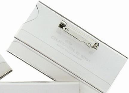Actual product image Durable Universal name badges
