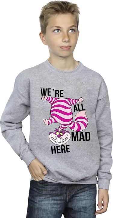 Actual product image Disney Boys Alice In Wonderland All Mad Here Sweatshirt (152, 158)