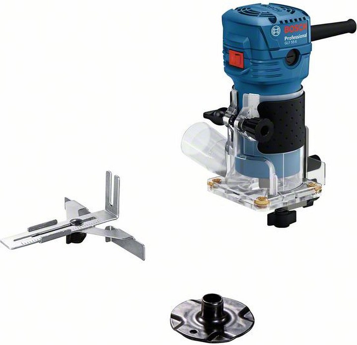 Productafbeelding Bosch Professional Bosch kantenfrees GLF 55-6 Professionele laminaatfrees 550W 230V 06016A0000