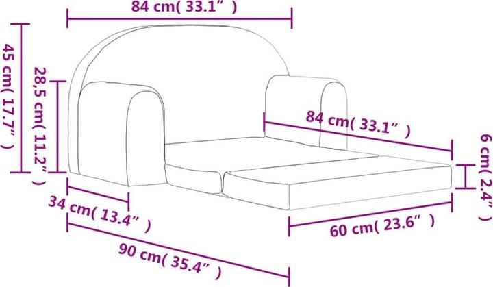 Image du produit vidaXL Jennifer (Canapé pour enfants)