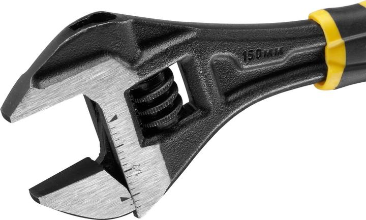 Image du produit Stanley FATMAX Clé à molette réglable 6 avec poignée bimatière pour un confort et un contrôle élevés (24 mm, 18 mm, 11 mm, 12 mm, 20 mm, 19 mm, 3 mm, 15 mm, 13 mm, 6 mm, 21 mm, 7 mm, 14 mm, 4 mm, 8 mm, 10 mm, 23 mm, 22 mm, 17 mm, 9 mm, 16 mm, 5 mm)