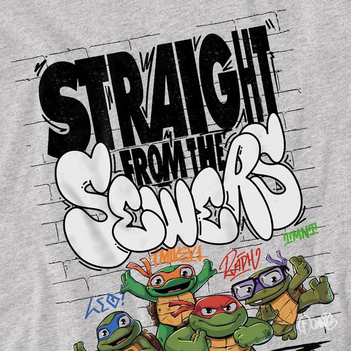 Produktbild Teenage Mutant NT Mutant Mayhem Straight From The Sewers TShirt meliert (L)
