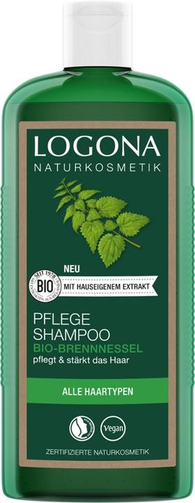 Logona Shampooing Brillance à L’ortie (250 ml, Shampoing liquide)