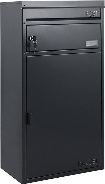 Actual product image SafePost 65 Letterbox with parcel compartment anthracite