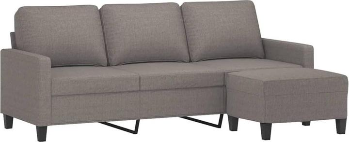 Produktbild vidaXL 3-Sitzer-Sofa mit Hocker (3-Sitzer)