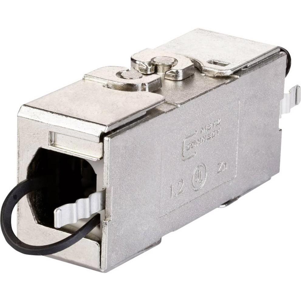 Metz Connect Cable connector class EA 180° (Netzwerk Kupplung), Netzwerk Zubehör