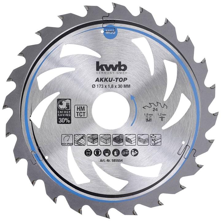 Actual product image kwb Carbide Circular Saw Blade THIN CUT CIRCULAR SAW BLADE, HARDLED