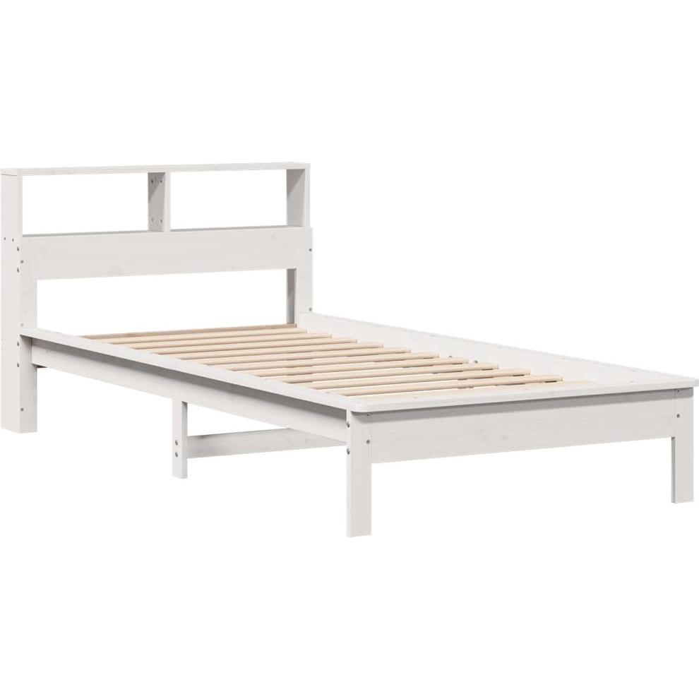 Thumbnail - VidaXL, Bett, Massivholzbett Holzbett Bett Doppelbett ohne Matratze Weiss 160x200cm (160 x 200 cm)