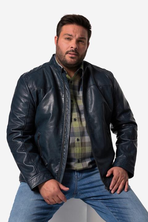 Produktbild Men+ Lederjacke, Leder, Lammnappa, Stehkragen, bis 7XL (3XL)