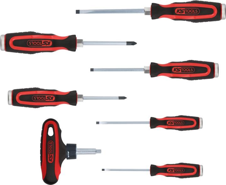 Actual product image KS Tools ERGOTORQUEmax impact cap screwdriver set (Inner square)