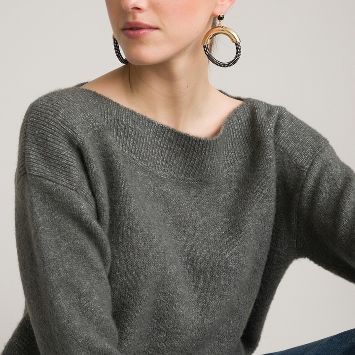 Produktbild La Redoute Collections Pullover aus meliertem Grobstrick (XXL)