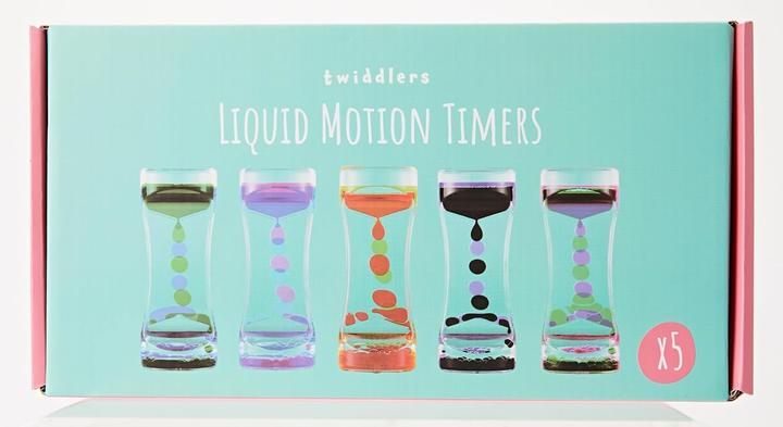 Actual product image The twiddlers Liquid hourglass toy