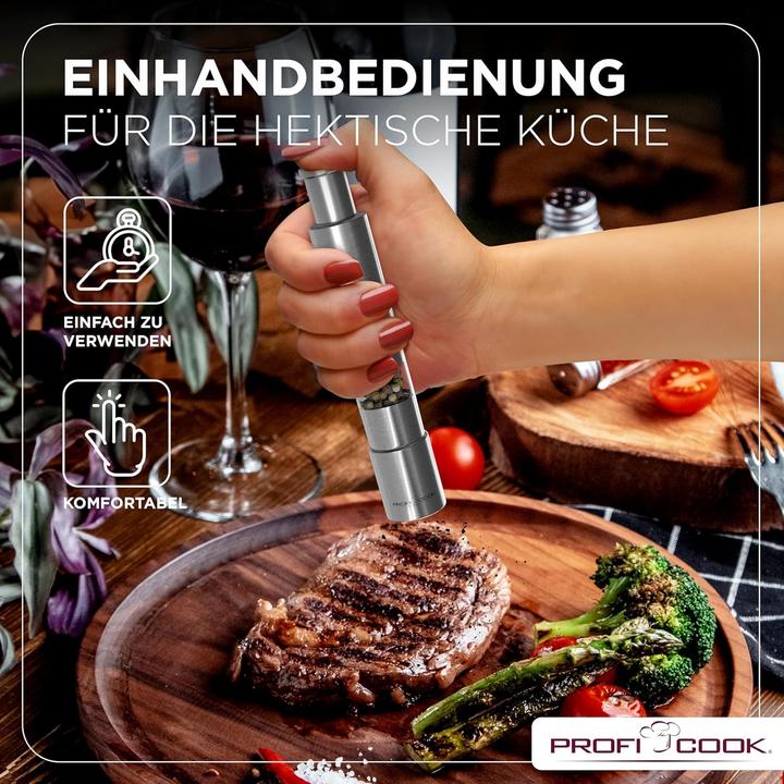Produktbild Proficook PCPSM 60 Pfeffer Salzmühle (Pfeffer, Salz)