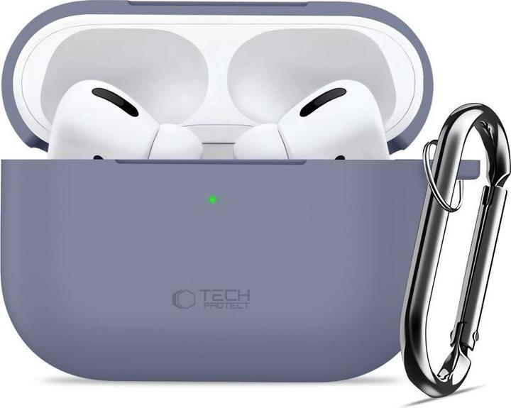 Produktbild Tech-Protect Silikon-Halterung Apple Airpods Pro 3 Babyblau (Kopfhörer Hülle)