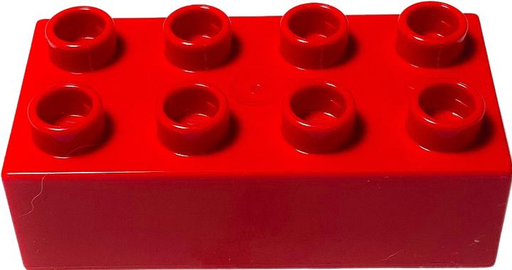 Image du produit LEGO Duplo 2x4 briques rouges - 40 pièces - blocs de construction de base rouge NOUVEAU (3011)