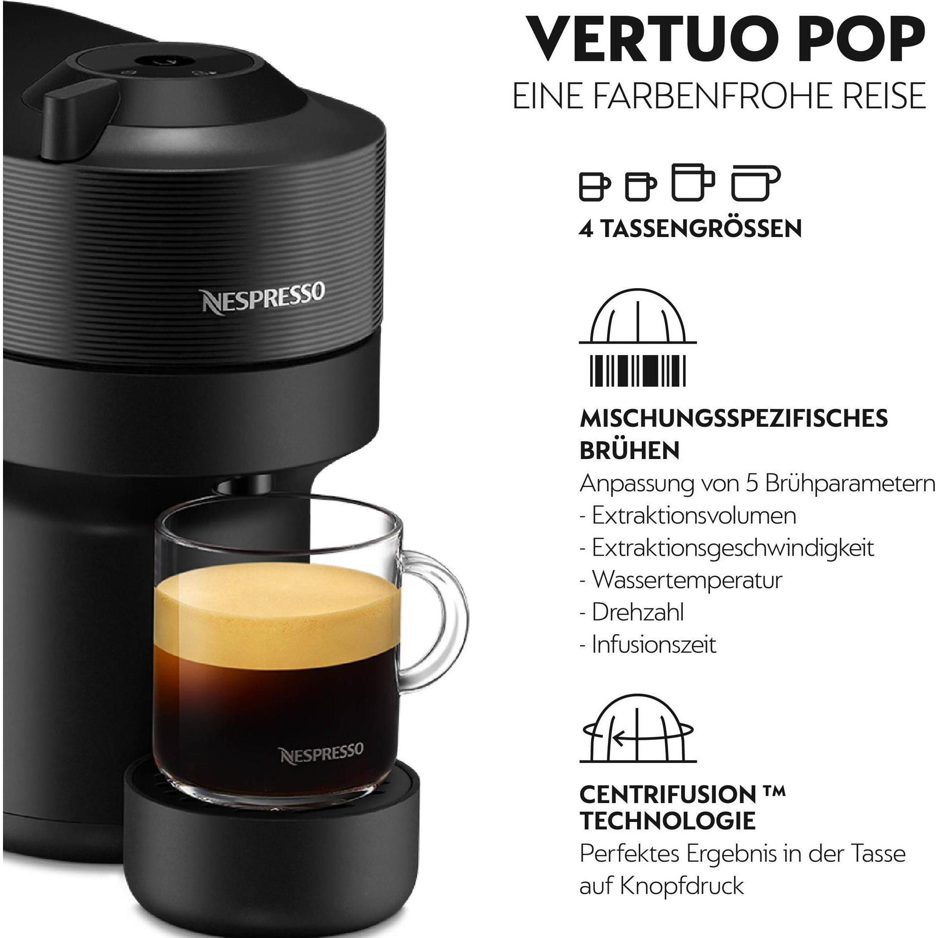 Thumbnail - De'Longhi Nespresso Vertuo Pop, Kapselmaschine, Schwarz