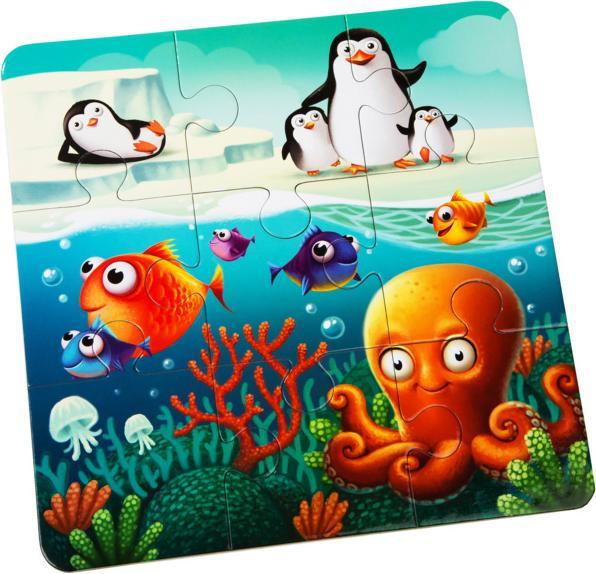Produktbild Puzzlika puzzle 3 in 1 "Favorite animals" (50 Teile)