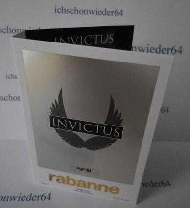 Produktbild Paco Rabanne INVICTUS PARFUM Sample 1.5ml Minispray New 2024 (Eau de Parfum, 1.50 ml)