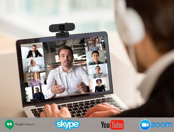 Actual product image Nilox WEBCAM 1080P-2K, 30F AUTOMATIC FOCUS NXWCA01 (3.60 Mpx)