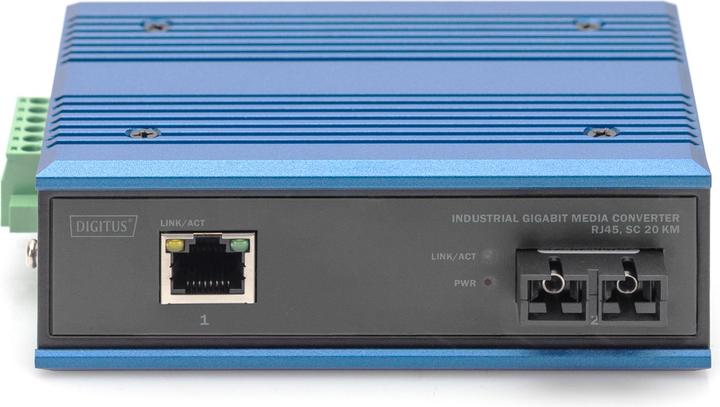 Image du produit Digitus Industrial Gigabit Media Converter RJ45, SC 20 km