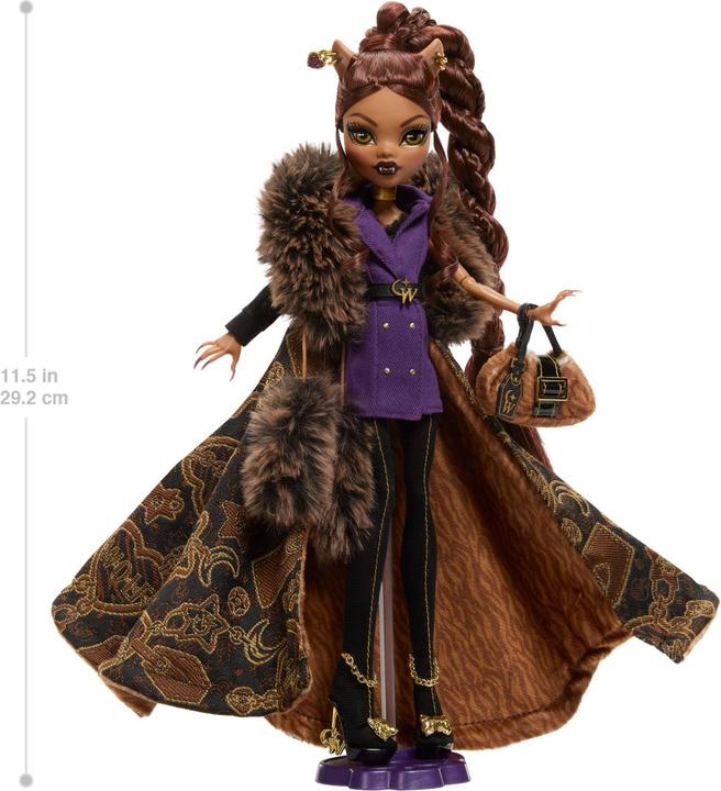 Actual product image Monster High High Deluxe Clawdeen Wolf