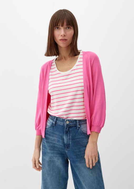 Produktbild s.Oliver Strickjacke Strickjacke aus Viskose (40)