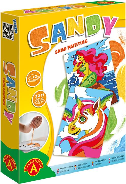Produktbild Selecta Spielzeug Sandy Sand Painting Einhorn und Meerjungfrau