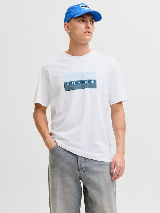 Produktbild Jack & Jones Jcofusion Dots Print Tee Ss Crew Sn (M)