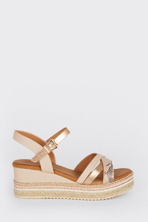 Actual product image Good For The Sole Amber wide wedge sandals (40)
