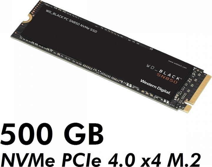 Produktbild WD Black SN850 (500 GB, M.2 2280)
