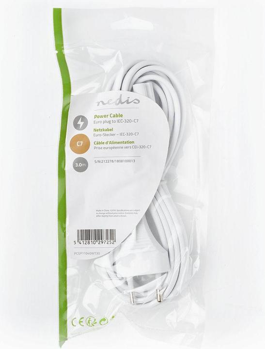 Produktbild Nedis Netzkabel IEC-320-C7 (3 m)