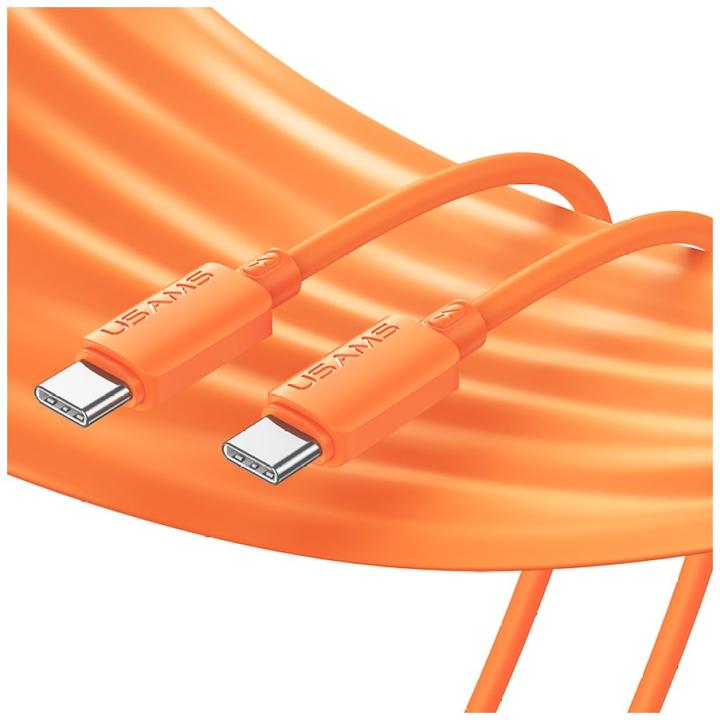 Produktbild Usams Cable U98 60W 3A Silicone Fast Charging USB-C to USB-C orange (1 m, 60 W)