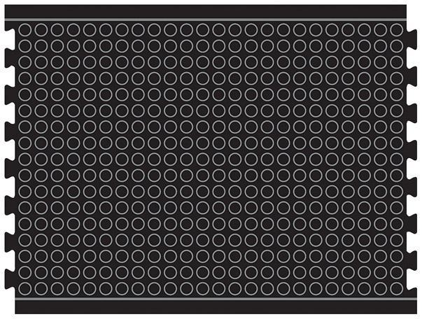 Immagine prodotto Miltex Tappetino anti-fatica YOGA DOME, nero borchiato (120 x 90 cm)