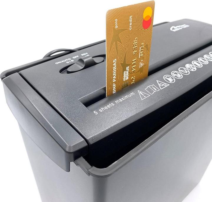 Actual product image Media-Tech Document shredder SHREDDER MT215, paper, foil, CD / DVD, credit cards (Strip cut)