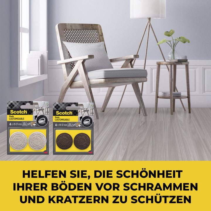Produktbild Scotch Stuhlbeingleiter (Filzgleiter, 4 Stk.)
