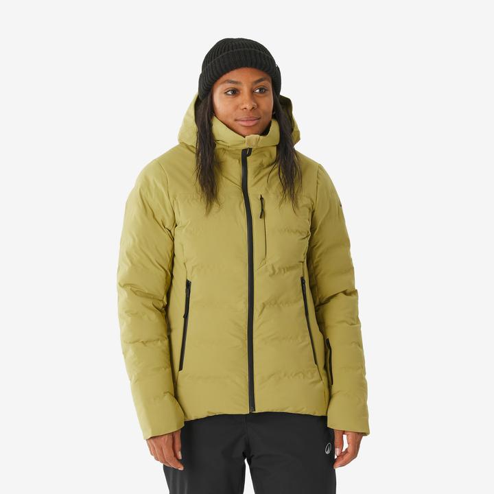 Produktbild Wedze Skijacke Snowboardjacke Damen sehr warm belüftet - 500 Warm khaki (XS)