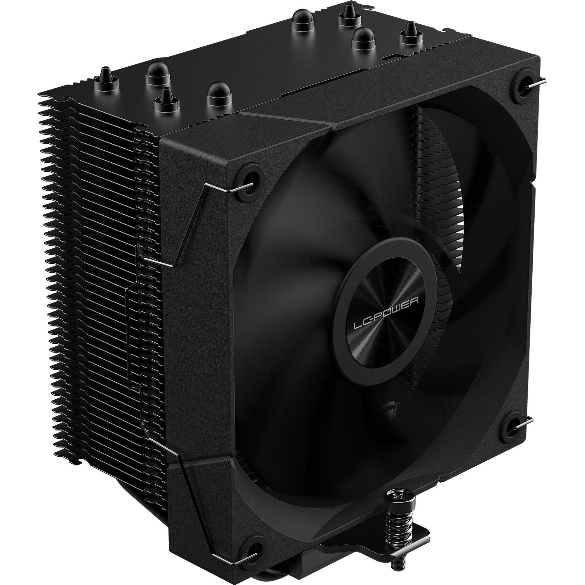 LC-Power LC POWER CPU-Kühler LC-CC-120-W4 Schwarz, Kühlungstyp (150 mm), Dissipatore CPU, Nero