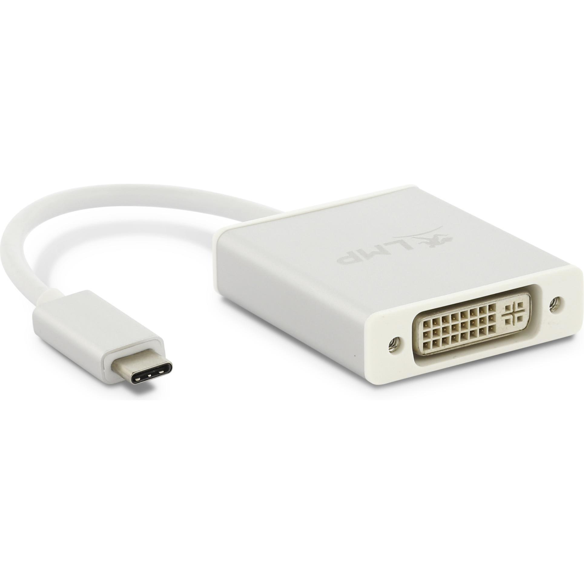 Thumbnail - LMP USB-C 3.1 zu (DVI, 15 cm), Data + Video Adapter, Silber