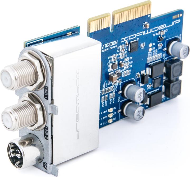 Productafbeelding Dreambox Drievoudige MultiStream Tuner met 2 x DVB-S2X-MS & 1 x DVB-C/T2