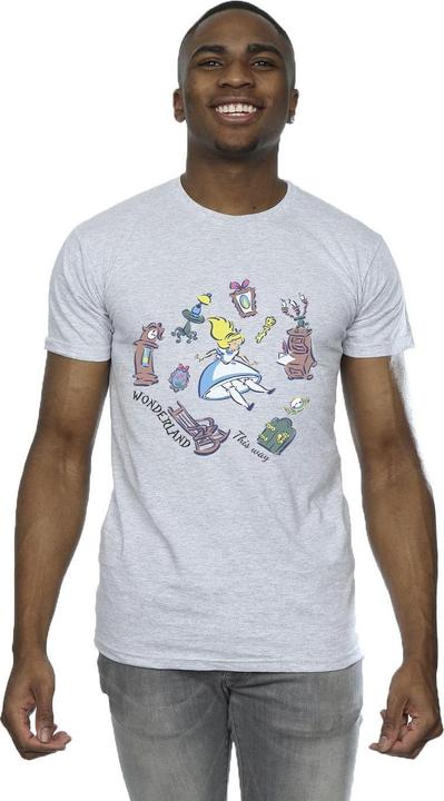 Immagine prodotto Disney Maglietta Alice in Wonderland Falling (L)