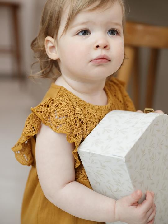 Produktbild Vertbaudet Mädchen Baby Overall mit gehäkeltem Oberteil (92)