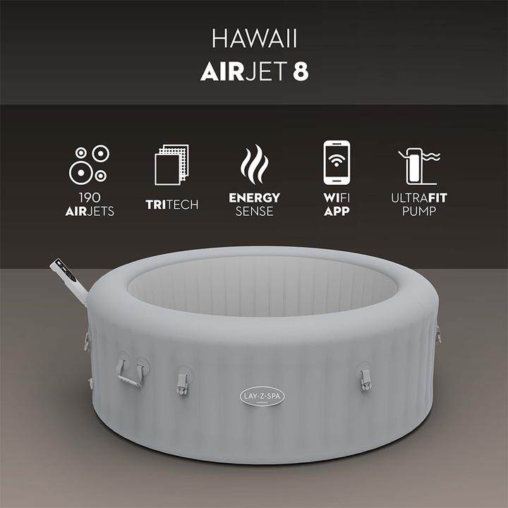 Image du produit Bestway Lay-Z-Spa Hawaii MaxHold EnergySense (8 Personnes)