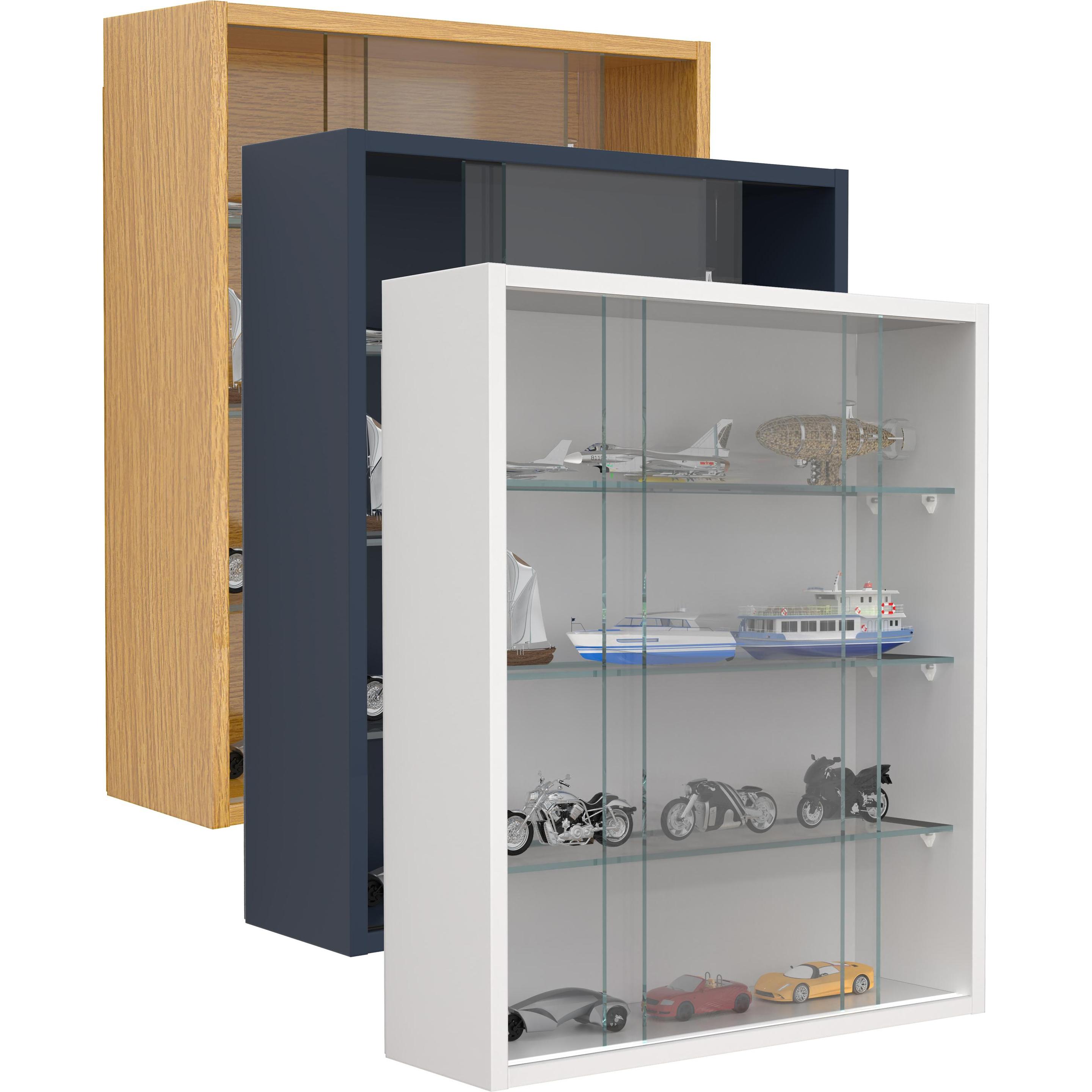 VCM, Vitrine + Buffetschrank, Hängevitrine Wandvitrine Glas Drivalo M (60 x 50 x 15 cm)