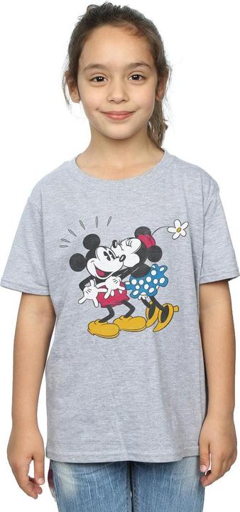 Produktbild Disney Mickey Mouse Mickey And Minnie Kiss TShirt Mädchen (140, 146)