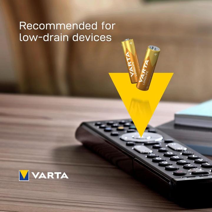 Produktbild Varta Longlife (10 Stk., AAA / LR03 / Micro / R03 / AM4 / MN2400 / KR03, 1200 mAh)