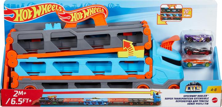 Hot Wheels 2-in-1 Rennbahn-Transporter