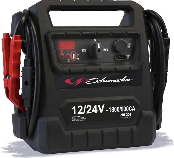 Produktbild Schumacher PBI201 Starthilfe Booster 12V & 24V 1800/900CA (4600 A)