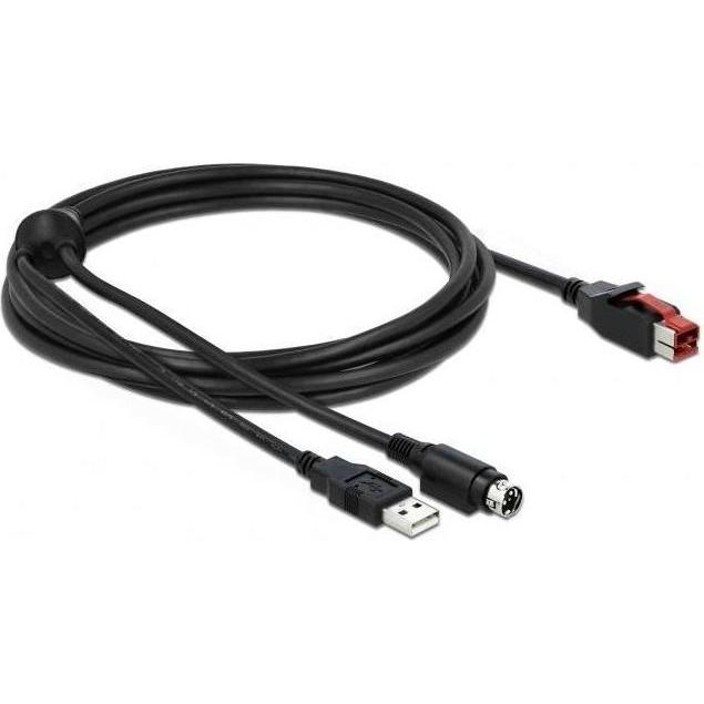 Delock Powered USB-Kabel (3 m, Parallel (Drucker)), Schnittstellenkabel