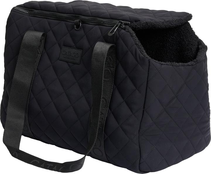 Catago quilted hundetaske sort (Hund)